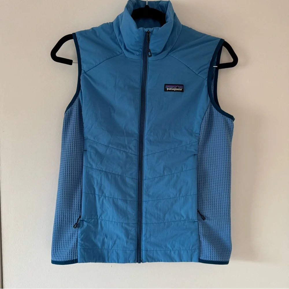 Patagonia Vest Size Small Blue Nano Air Full Zip Light Hybrid Insulated Jacket